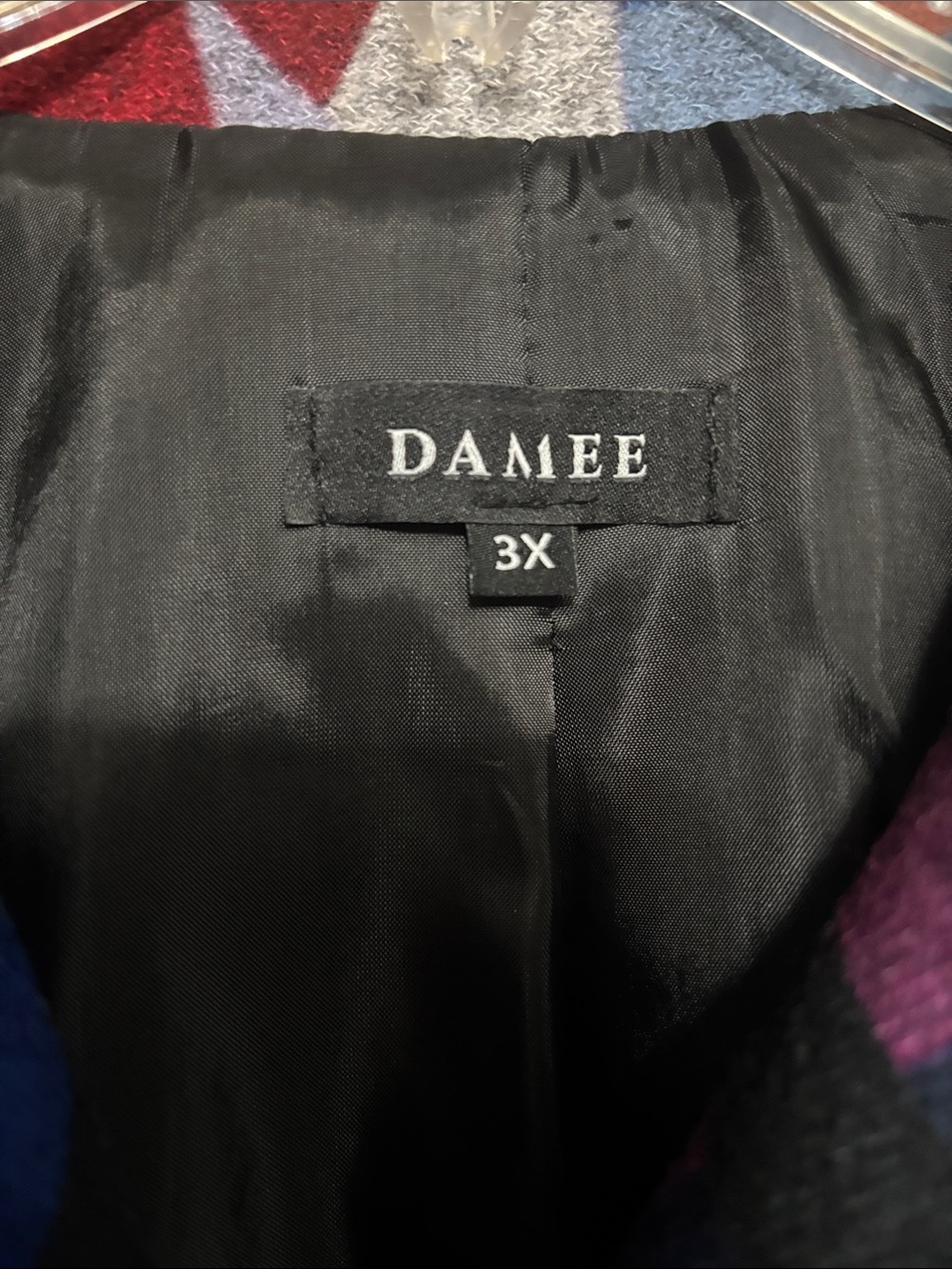 Damee Multicolor Geometric Button-Front Jacket - Picture 2 of 7